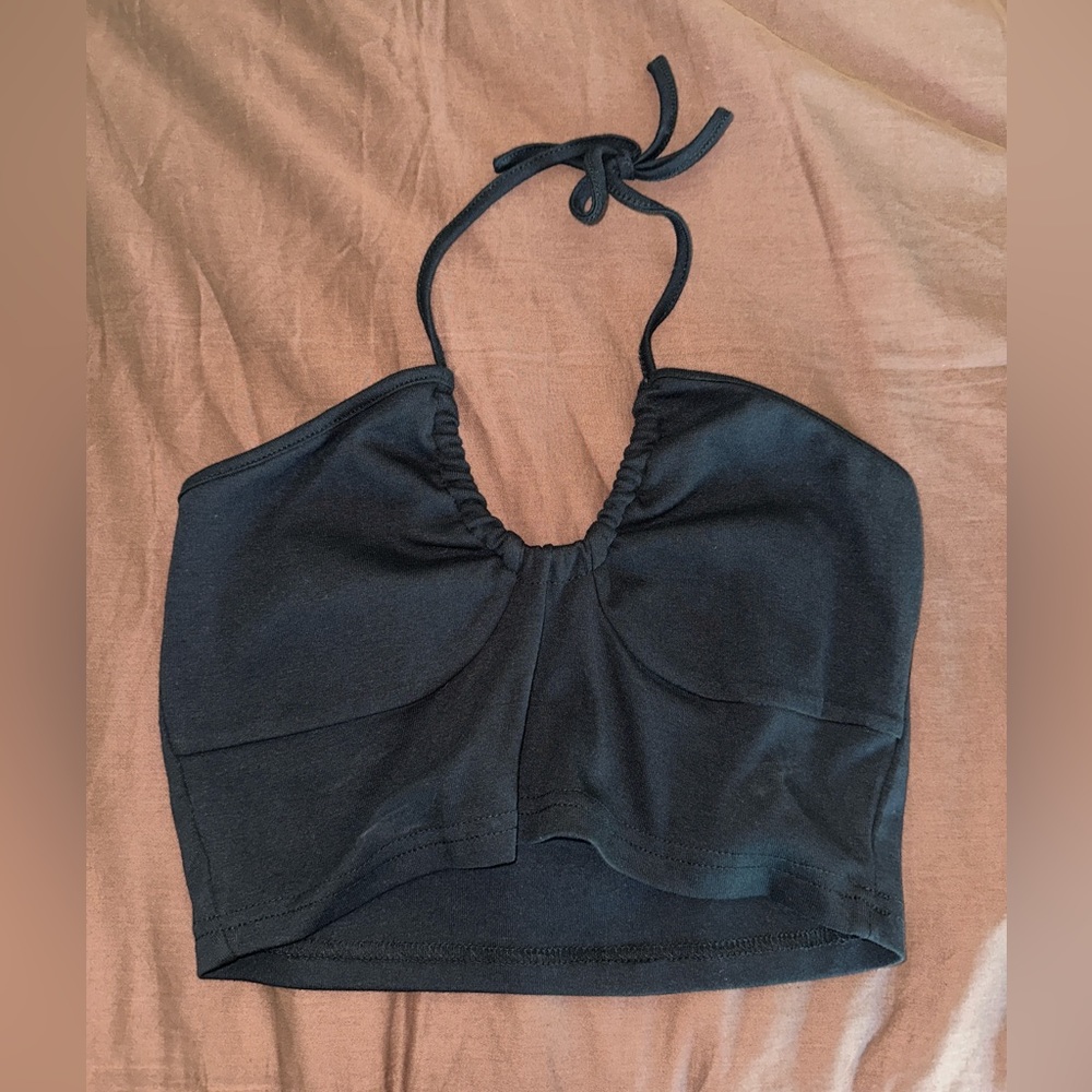 Black Crop top (size S) (brand: SHEIN)